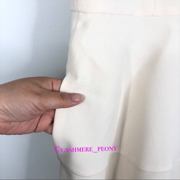Gal Meets Glam Cream Kate Dress with Pockets 6 - Picture 8 of 10